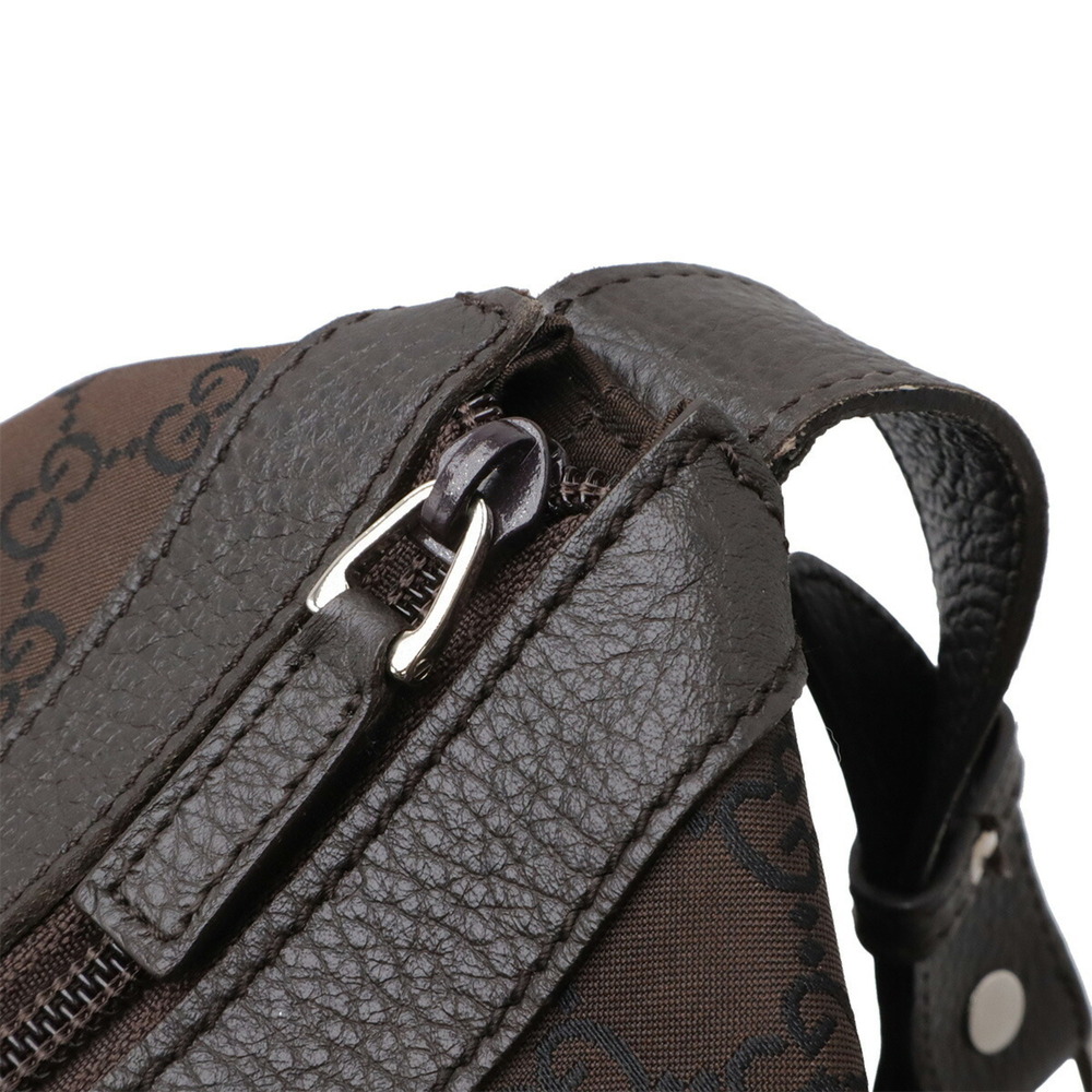 GUCCI Brown Leather Shoulder Bag - Picture 6 of 10